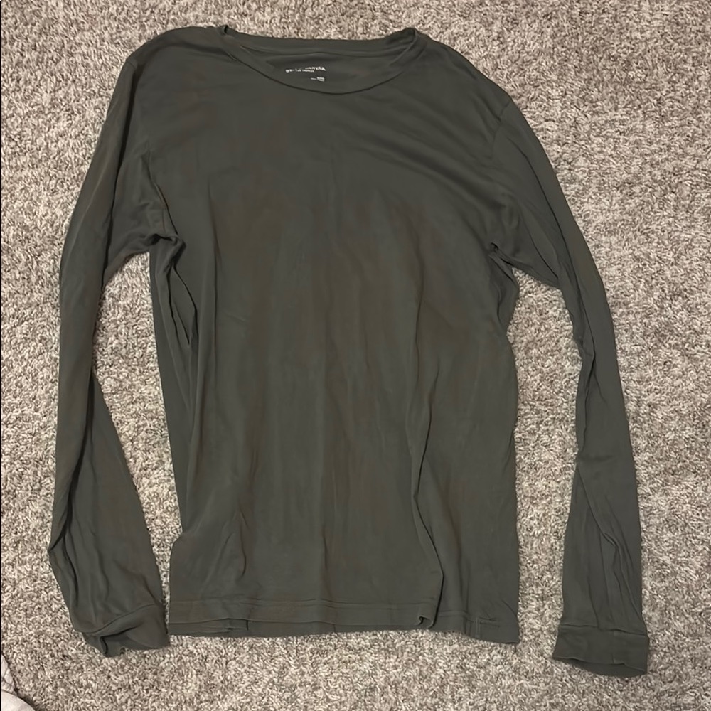 BELLA+CANVAS® Unisex Jersey Long Sleeve Tee. Green medium